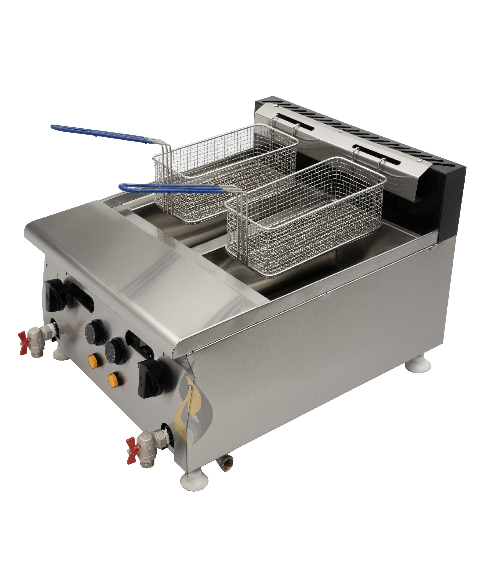 اجاق سرخ کن دو لگن رومیزی گازی اجاق سرخ کن دو لگن رومیزی گازی