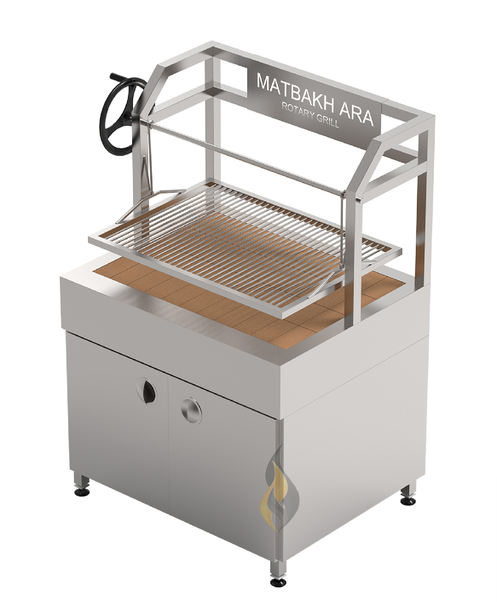 اجاق روتاری ترکیبی ذغالی گازی اجاق روتاری ترکیبی ذغالی گازی